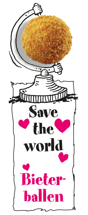 Save the World eat bieterballen!